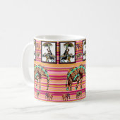 Mug Femme Éléphant d'Afrique à rayures (Devant gauche)