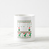 Mug femme elf noël laide pull (Centre)