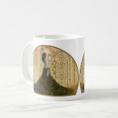 Mug Femme en jupe de paon (Devant gauche)
