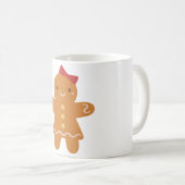 Mug Femme en pain d'épices mignonne avec cou (Devant droit)
