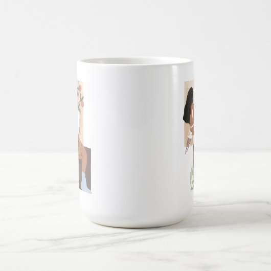 Mug Femme en repos (Centre)