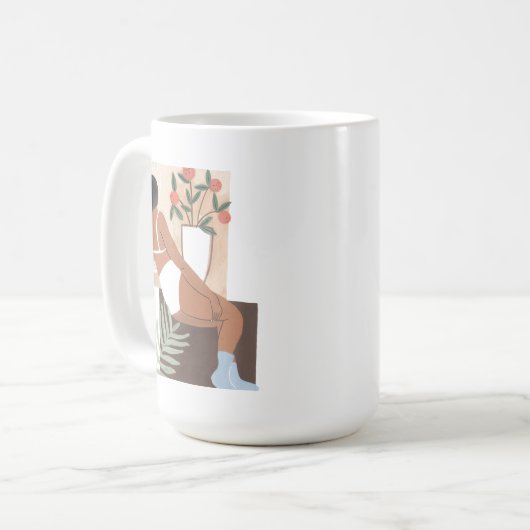 Mug Femme en repos (Devant gauche)
