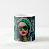 Mug Femme en verres verts (Centre)