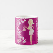 Mug femme enceinte blonde (Centre)