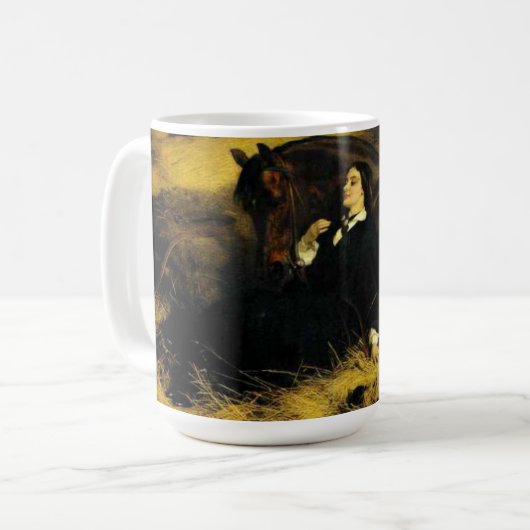 Mug Femme et Cheval (Devant gauche)