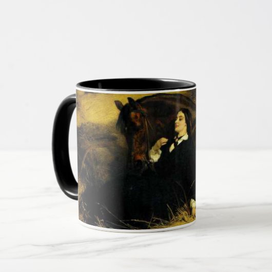 Mug Femme et Cheval (Devant gauche)