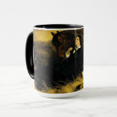 Mug Femme et Cheval (Devant gauche)