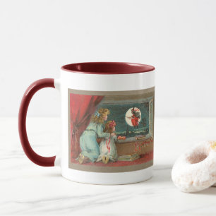 Mug Femme et enfant Halloween vintage