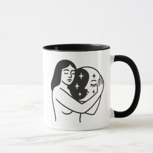 Mug Femme et Lune