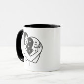 Mug Femme et Lune (Devant gauche)