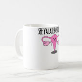 Mug Femme Femme Femme Uterus Suppression Chirurgie Hys (Devant gauche)
