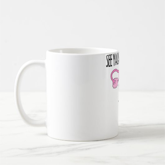 Mug Femme Femme Femme Uterus Suppression Chirurgie Hys (Gauche)