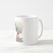 Mug Femme-fleurs (Devant droit)