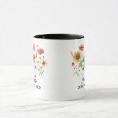 Mug Femme Florale officiellement retraitée collègue am (Centre)