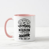 Mug Femme forte Citation religieuse chrétienne Citatio (Gauche)