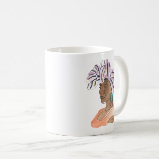 Mug Femme forte et belle (Devant droit)