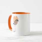 Mug Femme forte et belle souriante (Devant gauche)