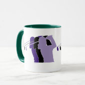 Mug Femme Golfer (Devant gauche)
