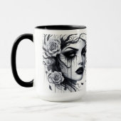 Mug Femme Gothique (Gauche)