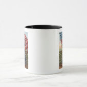 Mug Femme habillée patriotique (Centre)