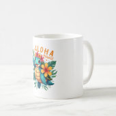 Mug Femme Hawaiienne-Chemise Aloha Hawaii (Devant droit)