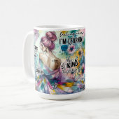 Mug Femme Inspirante Colorée (Devant gauche)