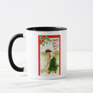 Mug Femme irlandaise environ pour frapper la balle de