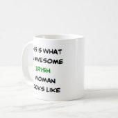 Mug femme irlandaise, géniale (Devant gauche)