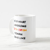 Mug femme irlando-écossaise, formidable (Devant gauche)