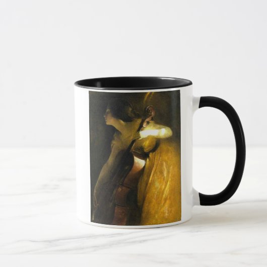 Mug Femme Jouant Au Cello (Droite)