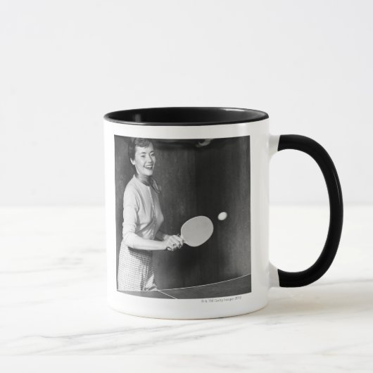 Mug Femme jouant au ping-pong (Droite)