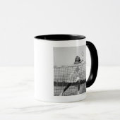 Mug Femme jouant au tennis (Devant droit)