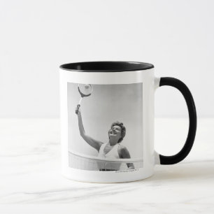 Mug Femme jouant au tennis 2