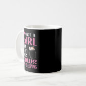 Mug Femme Juste Une Fille Qui Aime Vraiment Les Vaches (Devant gauche)