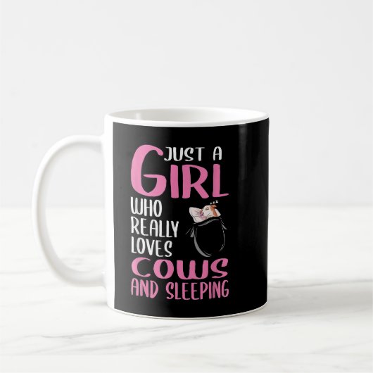 Mug Femme Juste Une Fille Qui Aime Vraiment Les Vaches (Gauche)
