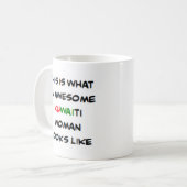 Mug femme koweïtienne, formidable (Devant gauche)