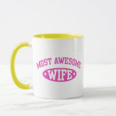 Mug Femme la plus géniale (Gauche)