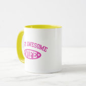 Mug Femme la plus géniale (Devant gauche)