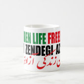 Mug Femme Liberté de vie Iran Zan Zendegi Azadi Perse (Centre)