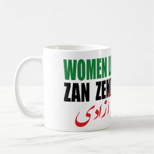 Mug Femme Liberté de vie Iran Zan Zendegi Azadi Perse