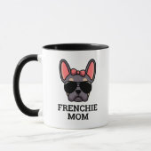 Mug Femme Lilac Tan French Bulldog Frenchie Chien Mama (Gauche)