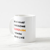 Mug femme macédonienne, formidable (Devant gauche)