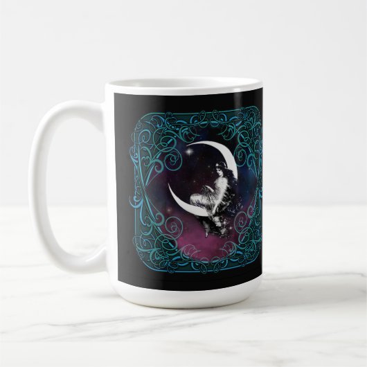 Mug Femme magique vintage Lune (Gauche)