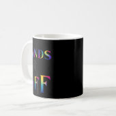 Mug Femme Mains De Résistance Rainbow Statue De Libe (Devant gauche)