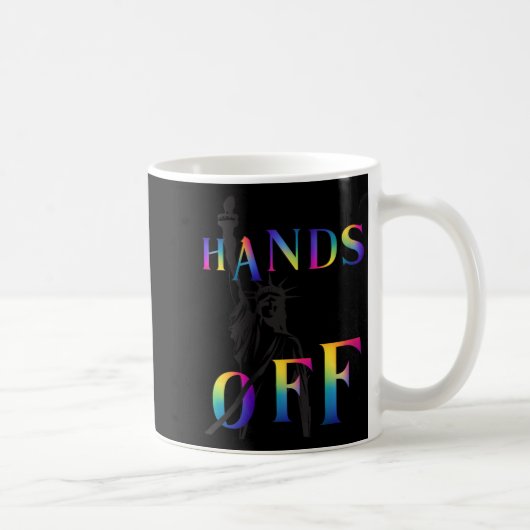 Mug Femme Mains De Résistance Rainbow Statue De Libe (Droite)