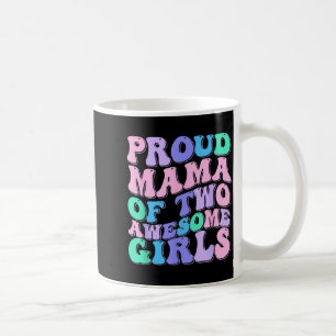 Mug Femme maman de 2 filles deux filles fête des mères