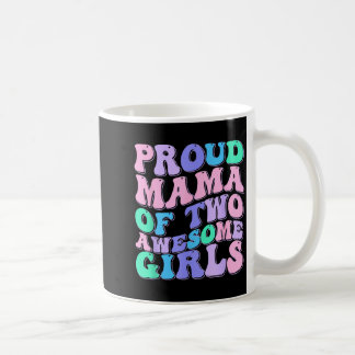 Mug Femme maman de 2 filles deux filles fête des mères