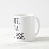 Mug Femme. Maman. Infirmière. (Devant droit)