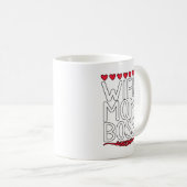 Mug Femme, Maman, Patron (Devant droit)