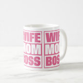 Mug Femme - Maman - Patron (Devant droit)